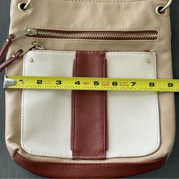 Time And True Crossbody Bag Tan/Beige/Brown Purse - Picture 7 of 9